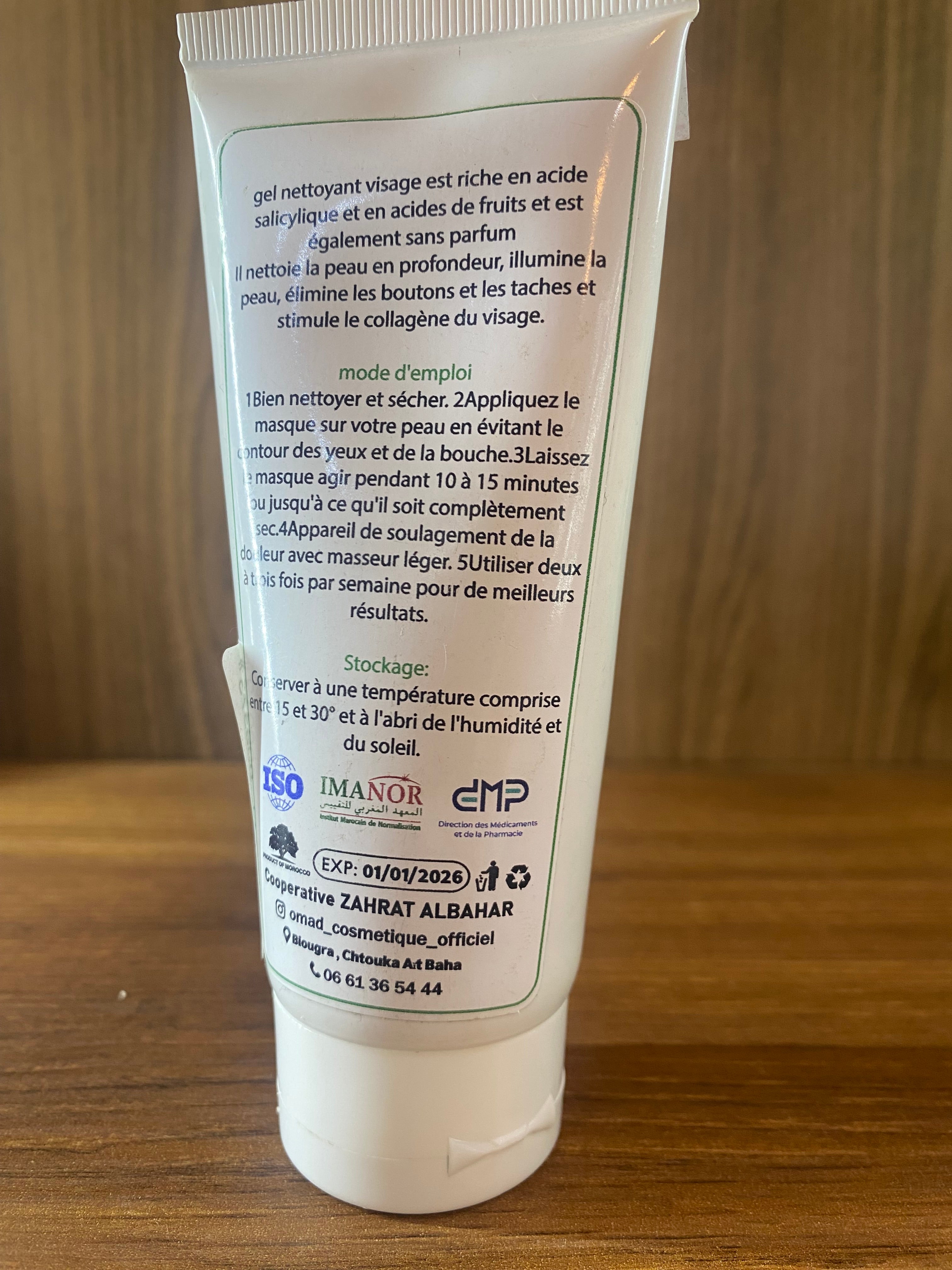 Gommage et masque anti acné