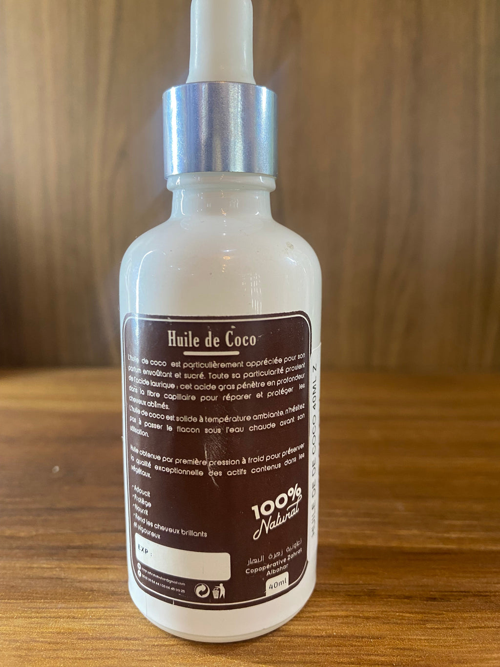 Huile de coco